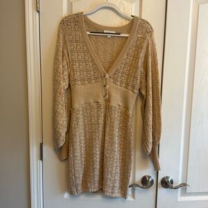 Mable crochet sweater dress size M/L
